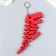 Plastic keychain "Sharnary dinosaur tyrannosaurus" mix 6.7x1.5x18 cm