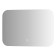 Mirror with Defesto LED lighting 17 W, 60x40 cm, sensory switch, warm white light