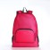 Folding backpack, lightning department, external pocket, 2 side pockets, raspberry color