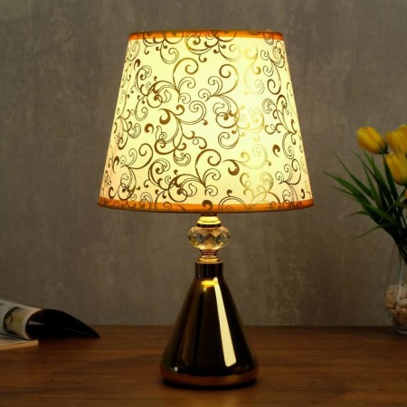 Table lamp 58083/1 1x40W E27 gold 20x20x35 cm Risalux-1