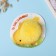 Fluffy on the ring "Chicken. Are you the sun too?" D = 8 cm 15x15 cm
