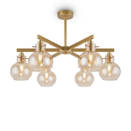 Chandelier 60W, 6he14, 39.5x65 cm, gold-1