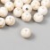 Beads for creativity plastic "Balls Shadow Beige" set 20 g d = 1 cm