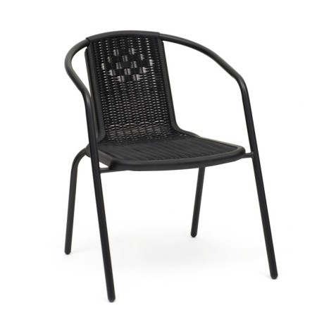 Sadovy chair, 53 x 61 x 73 cm, frame 24 x 0.8 mm, load up to 100 kg, black-1