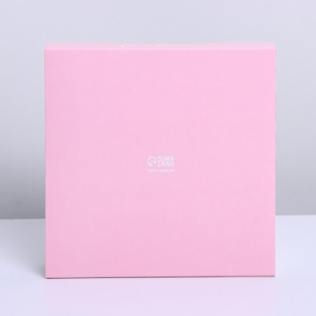 Box for sweets, confectionery packaging, 16 cells, “bloom” 17.7 x 17.7 x 3.8 cm-2
