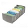 Organizer for storing underwear of clothing s, 7 sections