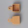 Binide cornice, 200 cm, d = 2.8 cm, beech