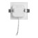 Luminous LED LED "downslate" 5W, 4000K, 475 lm, 220V, 90x25 mm, square 105329