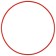 The hoop is gymnastic, aluminum, d = 75 cm, the color of mix