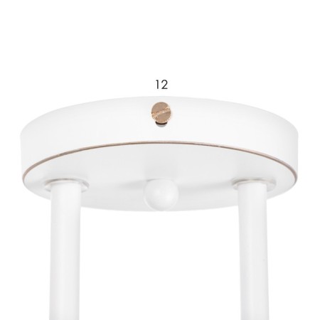 MIA chandelier 2x60W E27 white, gold 53x18x24cm-6
