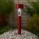 Garden lamp on the sunny battery "Red Trapezius", 4.5 × 30 × 4.5 cm, 1 LED, glow white