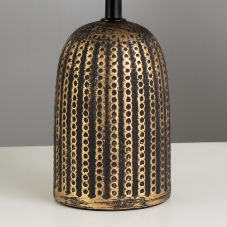 Aurika table lamp E27 40W black and gold 20x20x32 cm-3