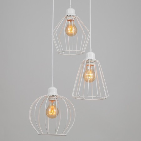 Bayerlux lamp "Batista" 3x40W E27 White 37x37x90cm-2