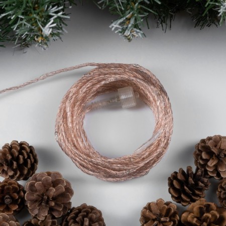 Garland "thread" 10 m dew, IP44, copper thread, 100 LED, glow blue, flicker, 220 V-1
