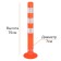 Soft parking column Airline, 3 reflective stripes, height 750 mm, diameter 70 mm