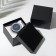 Gift box for the clock "Minimal", 9 × 9 (the size of the useful part is 8.3 × 8.3cm), the color is black