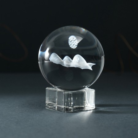 Souvenir glass ball "Mountain" d = 6 cm-1