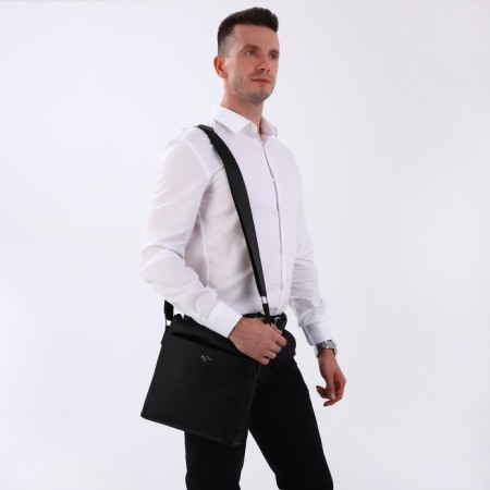 Male bag, black color-6