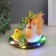 Souvenir polystyrene light “Red -haired chicken with a chicken in the meadow” 14x12.5x11 cm