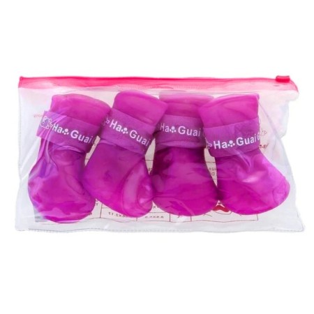 Rubber boots "All-terrain vehicle", set of 4 pcs., R-r S (sole 4 x 3 cm), purple-3