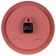 Walls wall, interior "classics", silent, D-30 cm, dark pink