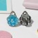 Clips children's "chosen" flowers shiny, color mix
