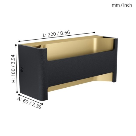 Bri Feloniche, 1x10W Led, 3000k, 1100lm, black color-2