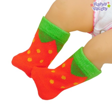 Clothing for dolls "Strawberry", bandage and socks-5