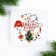 Gift New Year's Set "New Year's Post": Notepad 90x90 and Plastic Pen
