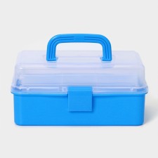 Organizer for storage, 3 departments, 27 × 17 × 13 cm, color mix