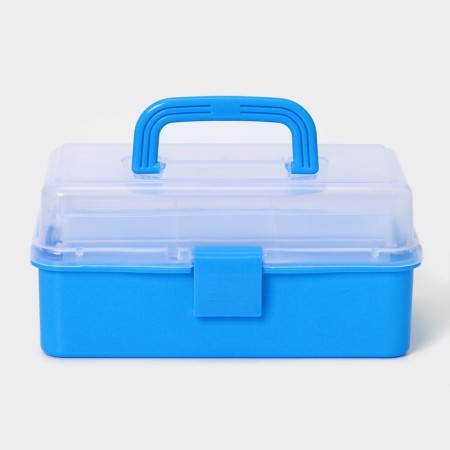 Organizer for storage, 3 departments, 27 × 17 × 13 cm, color mix