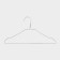 Shoulders - Mitallic shares thin, 40 × 22 × 0.2 cm, 10 pcs, silver color