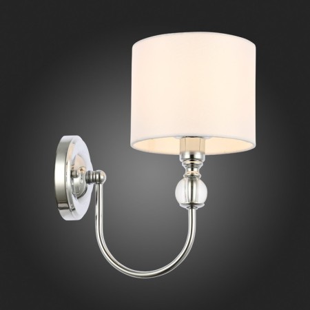 Wall lamp EVOLUCE. Sle111101-01. Linna. 1x40 watts, E14, 15x30 cm, chromium color-7