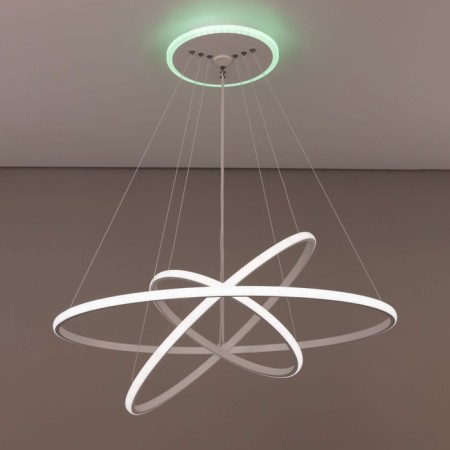 Suspended Citilux “Neon Smart” CL731A090E 80x80x40 cm, 3x36.7W, LED, white color-8