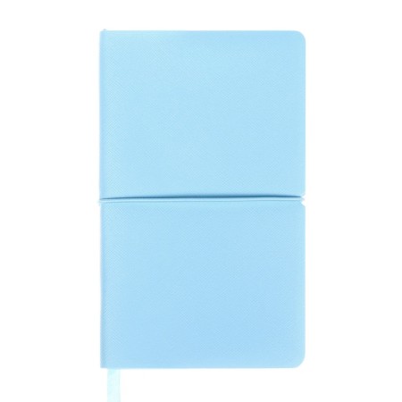 PROVINARY NOT LEARNED, 80 sheets, 100x170 mm, Devente.Jane, soft cover of PVC, elastic band, perforation, liesse, block 70%, blue