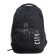 School backpack 45 x 32 x 23 cm, Grizzly, ergonomic back, black/white