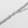 Piece "chain" castle, silver color, 50 cm
