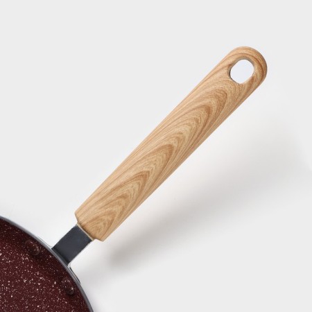 Pan of the pancake shade Grit, D = 24 cm, Soft-Touch handle, anti-stick coating, induction, brown color-2