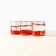 New Year. New Year gel candles "Happy New Year!" 3 pcs, red, 2.5 x2.5 x 2.5 cm