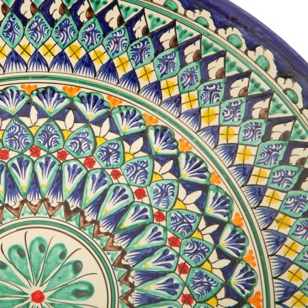 Lryagan Round Rishtan Ceramics, 41cm Mix-11
