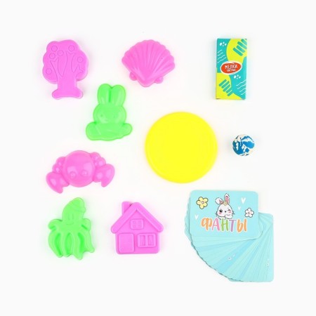 Gift set with a backpack + set of molds for games in the sand "Cute Bunnies"-11
