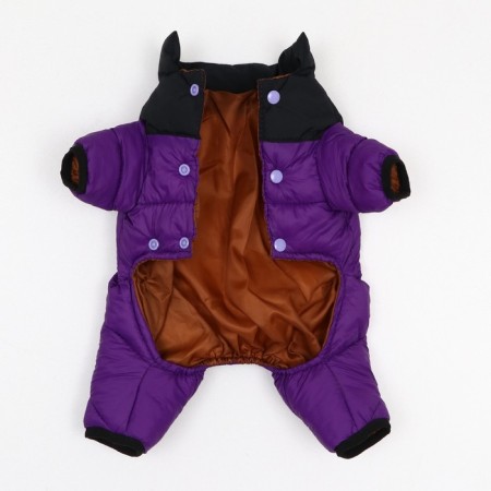 Overalls "Umka", size 14 (DS 32 cm, OG 42 cm, Osh 31 cm), black-violet-5