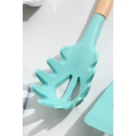 Spoon for spaghetti and spatula 37 cm x 16 cm x 2 cm "Mint stories"-4