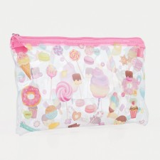 Lightning cosmetic bag, pink color