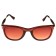 Sunglasses Wayfarer. Matte frame, metal strokes with inserts, mix, 14.5*13.5*4.5cm