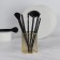 Storage for storage of manicure/cosmetic supplies, D 8 × 10 cm, golden color