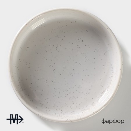 Porcelain salad with high side Magistro Urban, 650 ml, D = 17 cm, white color-1