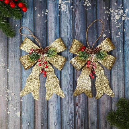 Jewelry "Elite" (set 2 pcs) 12x14 cm, gold