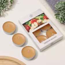 A set of tea candles flavored 