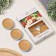 A set of tea candles flavored "spicy apple" in a gift box, 6 pcs